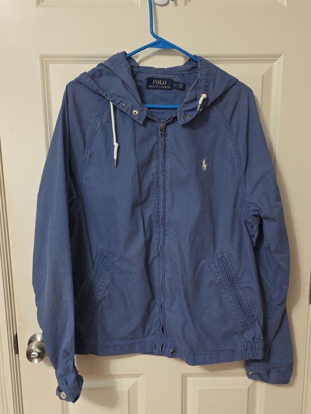 Polo by Ralph Lauren Navy Hooded Zip-Up Jacket